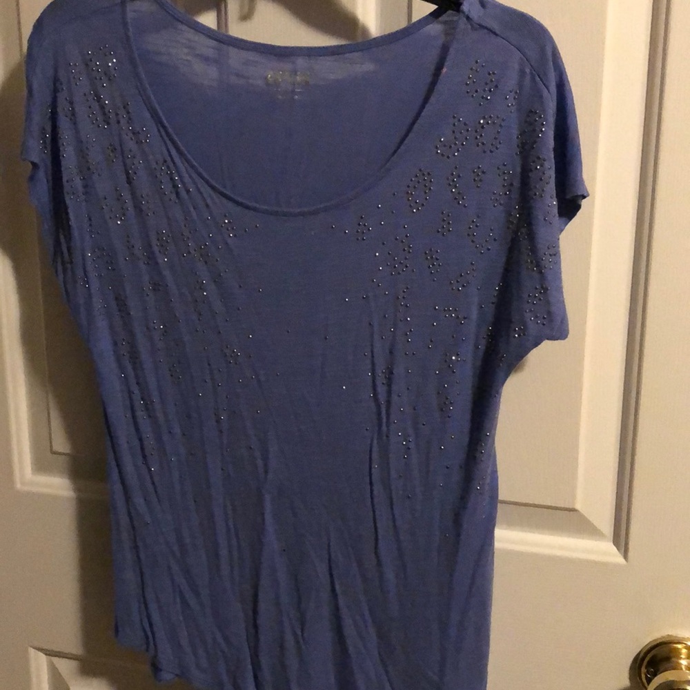 Purple Top with Sequins